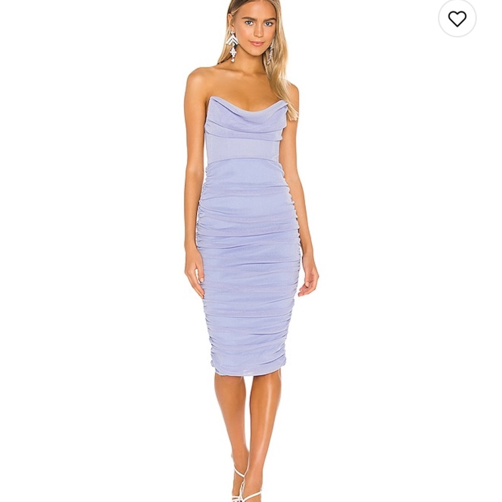 Michael Costello India dress in lavender